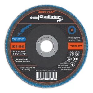 DISCO TRASLAPADO 115MM G100 GLADIATOR