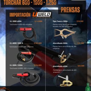 EQUIPO DE TORCHAR 600-1000-1250