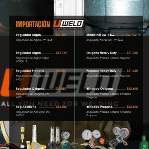 Insumos de importación para distribución VALORES NETOS MÁS IVA.