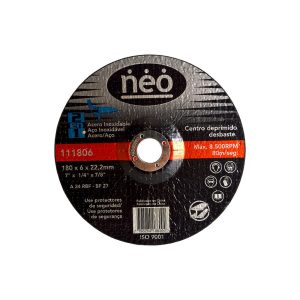 Disco desbaste Metal 7 NEO 111806 180 X 6 X 22.2 mm